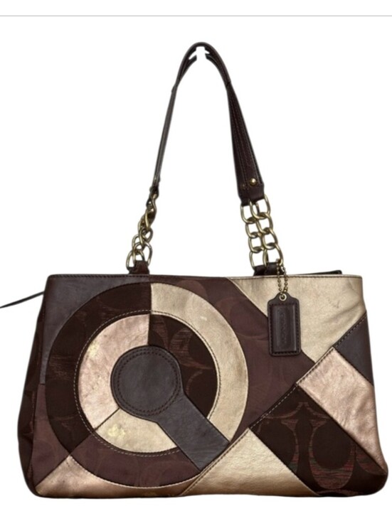Coach Handbags - Coach NWOT 2012 (Style F20013). Inlaid Patchwork Shoulder Bag No Callouts